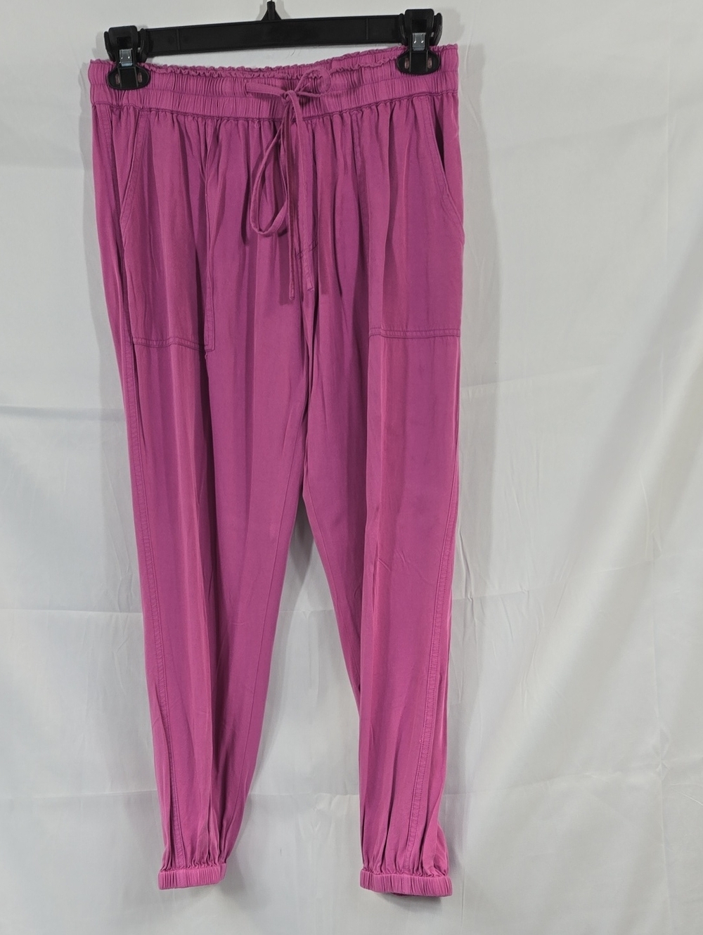Ee:some Women's Drawstring Jogger Pants - Pink Medium